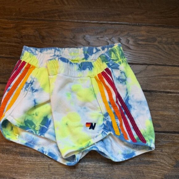 Tie Dyed Aviator Nation Sweatshorts - Picture 5 of 5